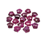 Load image into Gallery viewer, Red Ruby Hand Carved Star Shape Beads, AAA Red Ruby Faceted Star Briolettes, Loose Star Charm Beads, Colored Ruby Dyed Red Beads, 10 MM