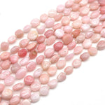 Load image into Gallery viewer, AAA Pink Opal Tumble Shape Gemstone Beads, Pink Opal Plain Nuggets Shape Beads, 8" Fancy Wholesale Jewelry Beads, 7-8 MM