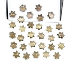Load image into Gallery viewer, Natural Smokey Quartz Little Stars, Brown Smokey Quartz Star Shape Beads, 6 MM Star Shape Gemstone for Jewlery, 6 Sides Carving Star Beads