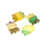Load image into Gallery viewer, Natural Multi Fluorite Turtle Shape Carving, AAA Fluorite Turtle Shape Gemstone, 16 MM Loose Gemstones, Harmony in Stone, Healing Stone