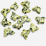 Load image into Gallery viewer, Natural Dalmation Jasper Butterfly Shape Gemstone Beads, Jasper Faceted Gemstone Hand Carved Beads, Jewelry Making Wholesale Charms  14MM