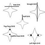 Load image into Gallery viewer, Natural Ametrine Ninja Star Shape Carving Beads, Fancy Star Shape Gemstone Beads, 11X15 MM Jewelry Making Star Shape Briolettes Loose Beads