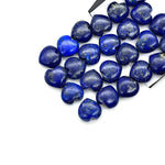 Load image into Gallery viewer, Hand Carved Lapis Lazuli Heart Beads: AAA Quality, 12mm