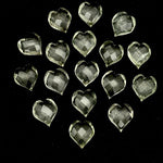 Load image into Gallery viewer, Faceted Green Amethyst Heart Shape Beads, Natural Green Amethyst Hand Carved Heart Charms for Jewelry Making, Heart Shape Briolette's, 13 MM