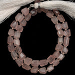 Load image into Gallery viewer, Natural Rose Quartz Faceted Tumble Shape Gemstone Beads, AAA Pink Quartz Nuggets Shape Beads, 8" Fancy Wholesale Jewelry Beads, 6X8-7X9 MM