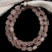 Natural Rose Quartz Faceted Tumble Shape Gemstone Beads, AAA Pink Quartz Nuggets Shape Beads, 8