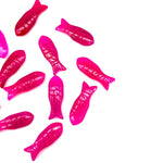 Load image into Gallery viewer, Dazzling Hot Pink Chalcedony Fish Carving Beads, Handmade Fish Shape Carved Gemstone, Jewelry Making Gemstones, 30X10 MM Loose Gemstone Fish