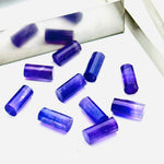 Load image into Gallery viewer, 2,3,4,5 pcs 100% Natural amethyst Faceted Pipe Shape Loose Gemstone, Loose Gemstone, Gemstone for Jewlery 10X6 mm
