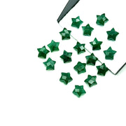 Rare Natural Green Aventurine Stars Shape Briolettes, AAA Green Aventurine Star Shape Beads, Small Star Beads, Loose Gemstone Charms, 8 MM