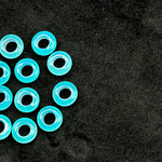 Load image into Gallery viewer, Aqua Chalcedony Donut Shape Gemstones, Aqua Chalcedony Donut Carving, Healing Gemstone Beads, 12 mm Smooth Donut Beads, Gemstone Rings