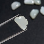 Load image into Gallery viewer, Natural White Moonstone Cloud Shape Beads, AAA Moonstone Cloud Shape Briolettes, Smooth Hand Carved Gemstone, Cloud Shape Charm Beads, 12 MM