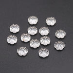 Load image into Gallery viewer, Natural Crystal Quartz Flower Shape Beads, AAA Clear Quartz Flower Gemstone For Jewelry Making, Earrings Makine Charms, Flat Back, 12 MM
