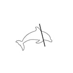 Load image into Gallery viewer, Natural White Pearl Dolphin Shape Beads, Mother of Pearl Dolphin Shape Beads, Fish Charms for Jewelry Making, 15 MM Straight Drill