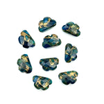 Load image into Gallery viewer, AAA Neon Turquoise Clouds Shape Beads, Blue Copper Turquoise Faceted Cloud Beads, Hand Carved Cloud Gemstone Beads For Jewelry, 12X9 MM