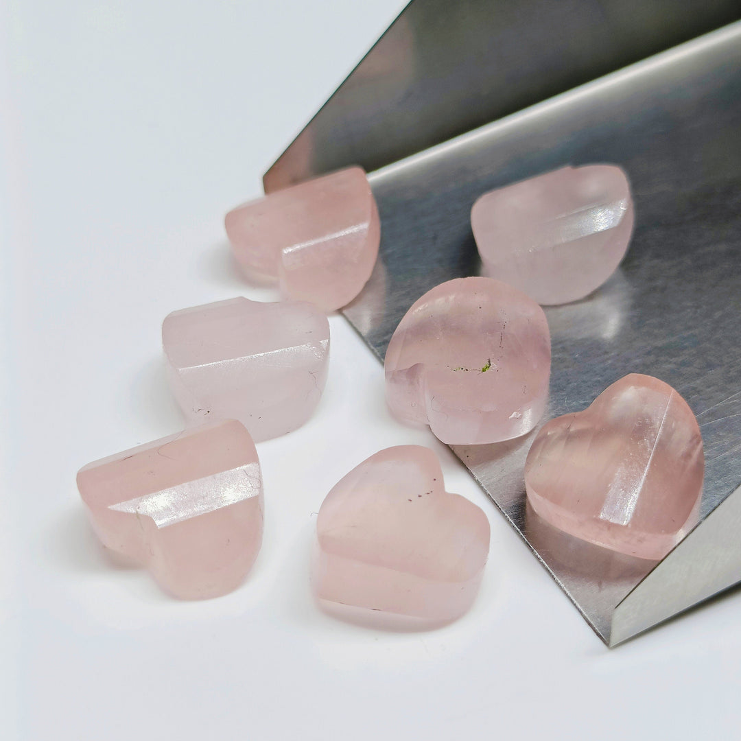 2,3,4,5,6 pcs100% Natural Rose quartz twisted heart Shape Carved Gemstone,Loose Gemstone, fancy Shape Gemstone Jewlery,Carved Gemstone 12 mm