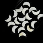 Load image into Gallery viewer, Natural Mother Of Pearl Hand Carved Moon Shape Beads, Pearl Smooth Moon Shape Gemstone Briolettes For Jewelry Making, Moon Charms 12 MM