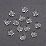 Load image into Gallery viewer, Natural Crystal Quartz Flower Shape Beads, AAA Clear Quartz Flower Gemstone For Jewelry Making, Earrings Makine Charms, Flat Back, 12 MM