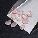 Load image into Gallery viewer, Carved Natural Rose Quartz Clouds Shape Beads, Rose Quarz Smooth Cloud Shape Beads, Hand Carved Charms, 12 MM, Loose Carved Briolettes