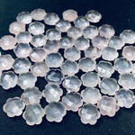 Load image into Gallery viewer, 2,3,4,5 Pcs Natural Rose Quartz Hand Carved Flower Shape, Carved Flower Shape Gemstone For Jewellery, Flower Shape Gemstone, 10 mm
