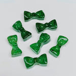 Load image into Gallery viewer, 2,3,4,5 Pcs Natural Green Strawberry Hand Carved Bow Shape, Bow Shape Gemstone For Jewellery, Bow Shape Gemstone, 12X6 mm