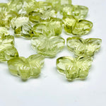 Load image into Gallery viewer, 2,3,4,5,6 100% Natural Lemon quartz Butterfly Shape Carving ,Hand carved Butterfly shape Gemstone, carved Gemstone jewellery Making,12X7 mm