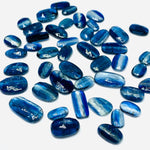 Load image into Gallery viewer, AAA Quality 100% Natural Blue Bio Kyanite Faceted Rosecuts Gemstone, Faceted Gemstone, Faceted Rosecuts Gemstone For Jewellery 10X6 18X9 mm