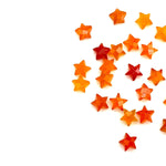Load image into Gallery viewer, Miniature Stars, Natural Carnelian Faceted Carved Star, Star Shape Gemstone For Jewelry, 8 mm Star Shape Briolette's, Healing Orange Stars