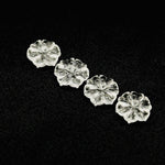 Load image into Gallery viewer, Natural Crystal Quartz Flower Shape Carved Gemstone, Flower Shape Carving, Carved Gemstone For Jewlery 17 mm, Craft Making Flower Charm