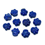 Load image into Gallery viewer, Natural Lapis Lazuli Hand Carved Dog Paw, AAA+ Quality Gemstone Flat Back Paw Carving, 13 MM Paw Charm, Dog/Cat Cute Paws for Jewelry