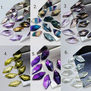 10 pcs set 100% Natural spindle Shape Gemstone, Natural spindle Shape Gemstone, Gemstone for Jewlery, 10X5-15X7 mm (Approx)