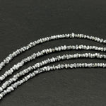 Load image into Gallery viewer, Raw Grey Diamond Beads: 1-2mm Uncut Nuggets, 8/16 Inch Strand