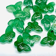 2,3,4,5,6 100% Natural GreenStrawberryButterfly Shape Carving,Hand carved Butterfly shape Gemstone, carved Gemstone jewellery Making,12X7 mm