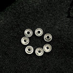 Load image into Gallery viewer, Pretty Crystal Quartz Donut Shape Carving, AAA Crystal Quartz Donut Shape Beads, Loose Donut Shape Charm Beads, Energy Healing Stones, 6 MM