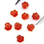 Load image into Gallery viewer, Super Cute Natural Carnelian Dog Paw Carving, AAA+ Quality Gemstone Paw Carving, 13 MM Little Paw Charm, Gift For Dog Lover, God Owner Gifts