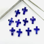 Load image into Gallery viewer, 1,2,3,4,5 pcs Natural Amethyst Cross Shape Gemstone Beads, Amethyst Faceted Cross Gemstone Beads, Holy Beads For Jewelry &amp; Carfts 15X10 MM