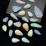 Load image into Gallery viewer, AAA+ Natural Ethiopian Opal Leaf Shape Beads, Carved Fire Opal Leaves, Loose Welo Opal Gemstone Beads For Jewelry, 4X9 - 7X12 MM Approx.