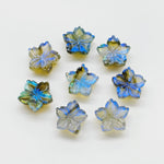 Load image into Gallery viewer, 2,3,4,5pcs 100% Natural labradorite Flower Shape Carved Gemstone, Flower Shape Carving, Carved Gemstone For Jewlery 14 mm