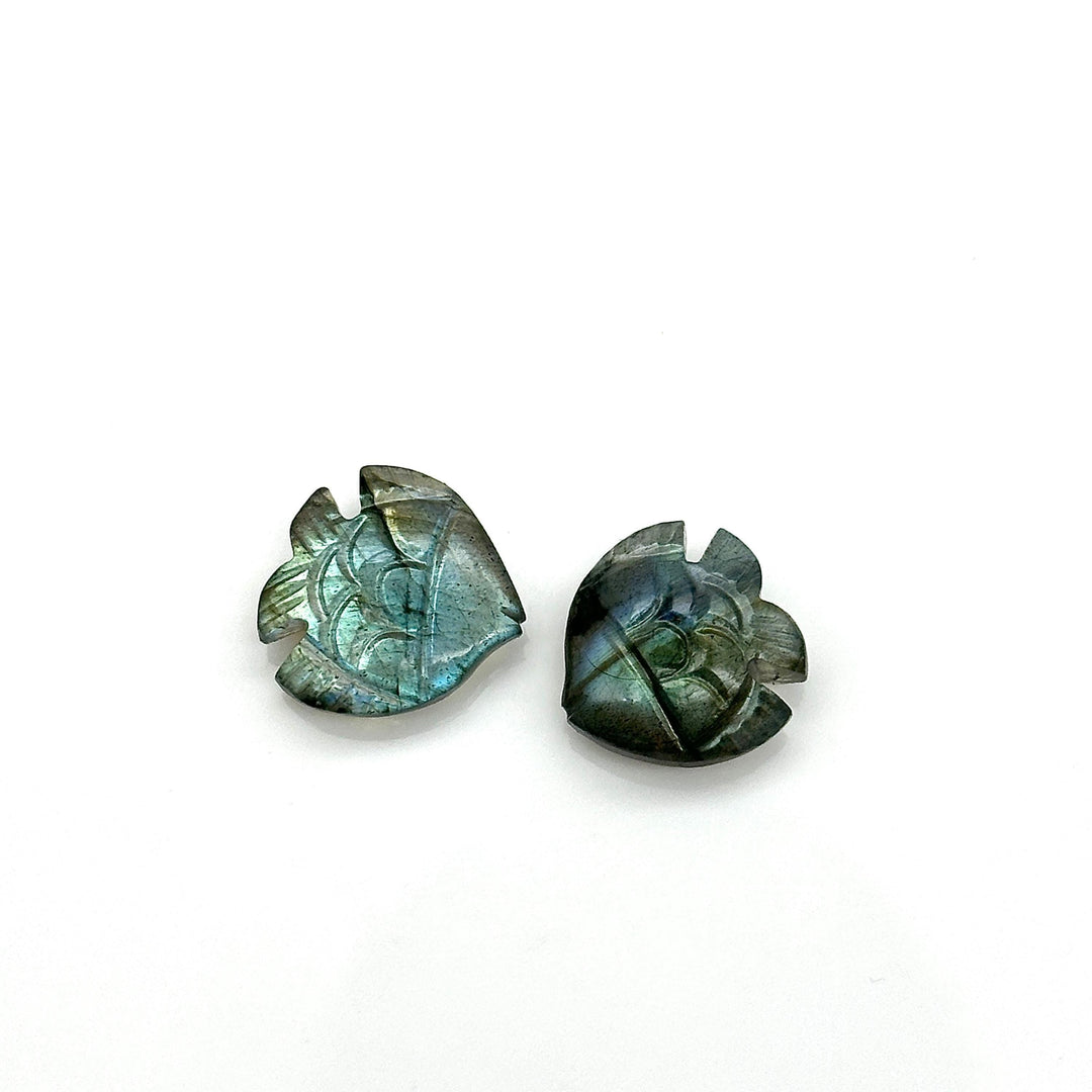 Flashy Labradorite Fish Shape Beads, AAA Labradorite Fish Hand Carved Beads, Marine Fishes, Deep Sea Gemstone Fishes 16X17 MM, Fish Pendant