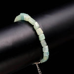 Load image into Gallery viewer, Natural Aquamarine Tumble Beads Bracelet, Aquamarine Faceted Nugget Beads Bracelet, Healing Gemstone Jewelry for Gifts, March Birthstone
