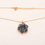 Load image into Gallery viewer, Flashy Labradorite Flower Pendant, 19 mm Flower, Birthday Gift For Women, Handmade Flower Pendant, Healing Energy Gemstone Necklace For Her