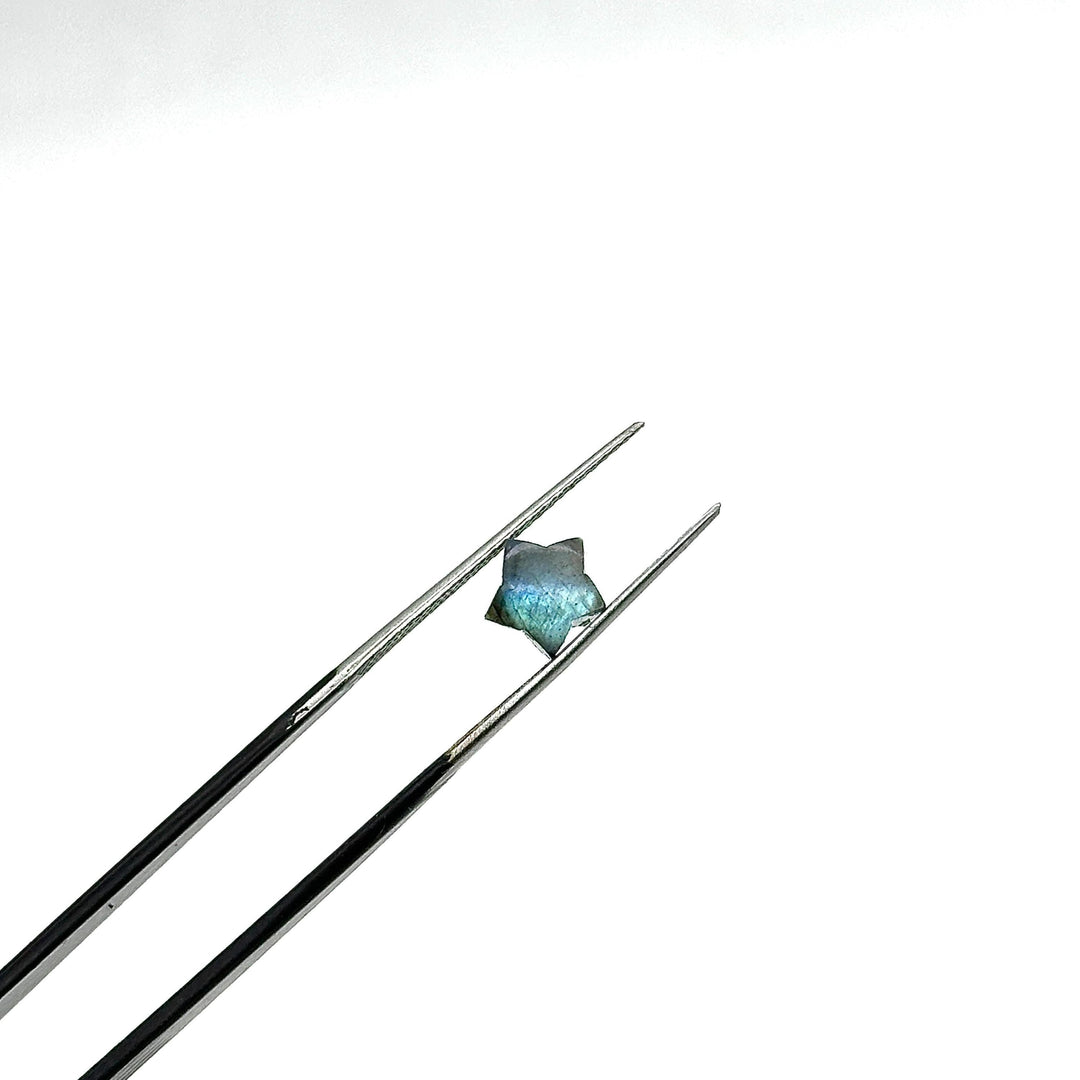 Flashy Labradorite Star Shape Briolette's, Natural Labradorite Star Gemstone Beads, Smooth Labradorite Star Beads, Mini Charms 8 MM