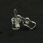 Load image into Gallery viewer, Natural Crystal Guitar Shape Carving Beads, Crystal Quartz Guitar Shape Hand Carved Gemstone, 26 MM, Miniature Guitar Gemstone, Tiny Charms
