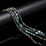 Load image into Gallery viewer, Smooth Labradorite Tumble Shape Beads, Natural Labradorite Plain Nuggets Shape Gemstone Beads, Fancy Jewelry Making Wholesale Beads, 8" Inch