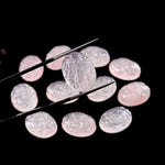 Load image into Gallery viewer, Natural Rose Quartz Carved Oval Shape Beads, Hand Carved Gemstone Beads, Loose Carving Beads 12X16 MM Rose Quartz Oval Charms