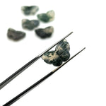 Load image into Gallery viewer, Carved Moss Agate Butterfly Beads: Handmade Gemstone Jewelry Making (11x18mm
