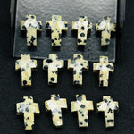 Load image into Gallery viewer, Dalmation Jasper Cross Shape Beads ~ Dalmation Jasper Carvigs Gemstone Beads ~ Faceted Cross Beads ~ 15 MM Cross Charm Beads ~ Holy Cross