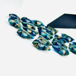 Load image into Gallery viewer, Pretty Butterflies, Mohave Neon Copper Turquoise Butterfly Shape Beads, Faceted Butterfly Gemstone, Neon Turquoise Carving Beads 14x10 MM