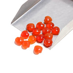 Load image into Gallery viewer, Genuine Carnelian Heart Shape Beads, Orange Carnelian Heart Shape Charms, Mini Plain Heart Briolette's for Jewelry Making, 10 MM