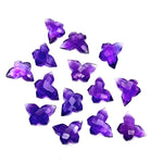 Load image into Gallery viewer, Natural Purple Amethyst Butterfly Shape Beads, Amethyst Hand Carved Faceted Loose Gemstone ,Jewelry Making Briolette's, Wholesale Charms14mm