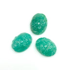 Load image into Gallery viewer, Amazing Amazonite Carved Oval Shape Beads, Hand Carved Gemstone Beads, Loose Carving Beads 12X16 MM Amazonite Oval Charms For Jewelry Making